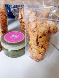basreng kering bungkus STP serba murah pedas daun jeruk