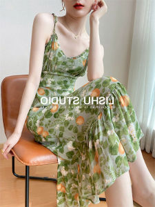Spring Stylish Flattering Slimming Floral Camisole Dress