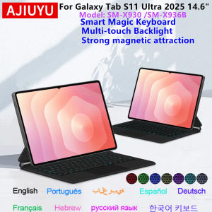 Magic Keyboard For Samsung Galaxy Tab S11 Ultra 14.6" 2025 Case For Tab S11 Ultra 14.6 Multi-touch Smart Keyboard Cover Folio