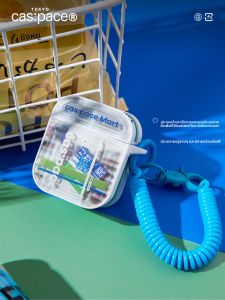 เคสหูฟัง Airpods pro 1/2/3/4 รุ่นใหม่พิเศษแบบบลูทูธไร้สาย ปกป้องหูฟังแบบนิ่มพลาสติกสำหรับห้างสรรพสินค้า เครื่องประดับแบบพกพาที่ทันสมัยและเก๋ไก๋