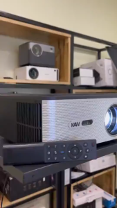 Máy chiếu phim KAW KS990 - Độ sáng 17000 Lumens Hỗ Trợ Hình Ảnh 4K Wifi 2.4G/5G Bảo Hành 12th