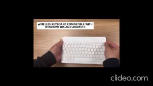 10 inches Wireless Keyboard For Tablets Bluetooth Keyboard for Ipad Smart Phone Smart TV Android Samsung Xiaomi Vivo Huawei Also For IOS Windows