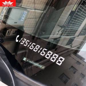 BONINGYU | Parking Number Sticker for Temporary Contact