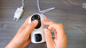 YooSee คู่เลนส์ กล้องวงจรปิดไร้สาย กล้องไอพี 360 wifi ฟูลเอชดี 8MP กล้องอินฟาเรด กล้องวงจรปิด มองเห็นที่มืด สมาร์ท การติดตามอัตโนมัติด้วยเสียงสองทาง