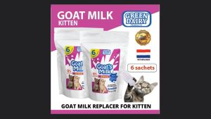 【Expiry: 15/06/2025】Premium Goat Milk for Cat and Dog 150g 0% Lactose /Cat Milk Convenience Pack x6 sachets / Probiotics