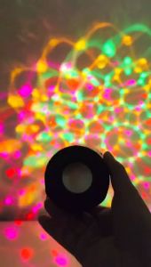 NEW 2in1 Portable Bluetooth Speaker LED RGB Laser Lights with Remote Control Rechargeable Disco Misic Star Lamp Waterwave Starry Galaxy Night Light Projector Wireless Speaker Multicolor Crystal Magic Ball Night Light Speakers Light