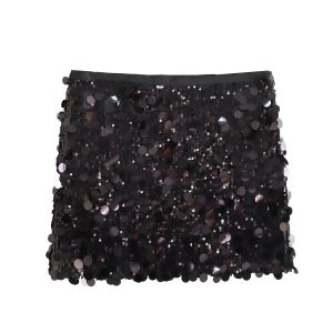 ชุดเดรสปาร์ตี้สั้นประดับเลื่อม KONDALA สำหรับผู้หญิง เอวสูง ทรงเข้ารูป ชุดราตรีออกงานกลางคืน แฟชั่น 2025 คริสต์มาส ปีใหม่ สไตล์ Y2K กระโปรงสาว