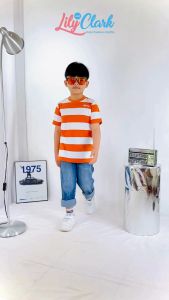 Lily And Clark Kaos Anak Laki-Laki Warna Mustard Keren KLC111