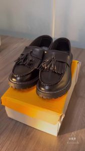 Loafers Shoes For Men  Korea Fashion Tassel Loafers Black Leather Shoes For Men School Shoes Slip On Casual Shoes Men