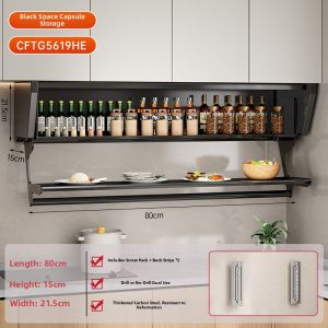 Wall Mounted Spice Rack Organizer