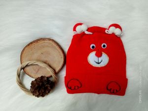 Topi rajut bayi lucu model pita karakter dan 0-1thn bahan sangat lembut
