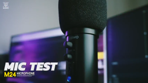 ✅แท้100% GAMING NUBWO M24 CONDENSER MICROPHONE USB ไมโครโฟน คอนเดอเซอร์ แถมขาตั้ง ไมค์ เสียงชัด เสียงดี #M 24