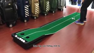 [ PGM cao cấp ] Thảm Golf Putting 360 Độ điều chỉnh độ dốc Thảm golf Putting Gỗ Nhựa
