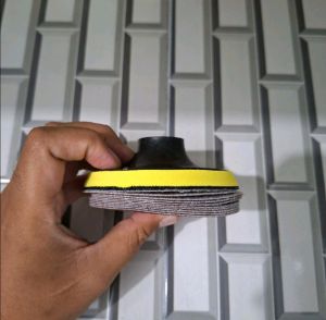 Paket amplas tempel bulat 10pcs dapat tatakan gerinda