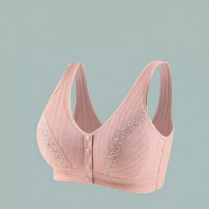 CARMINE OF SIX PETALS | Post-Surgery Breast Prosthesis Underwire-Free Pure Cotton Silicone Bra