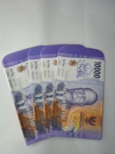 50Pcs Angpau Ampau Lebaran Karakter Uang Mainan UK Medium isi 50 Lembar