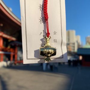 Limited Edition Chushinoji Daikokuten Gold Hammer Charm Cute Mobile Phone Bag Accessory Wealth Attraction Fashionable Pendant