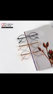 [DJAVA OPTIK] Frame Tiara - Kacamata Korea Bulat Retro Full Titanium Reguler