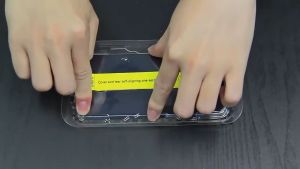 YITAI - Kualitas Tinggi Tempered Glass Spy Auto Alignment untuk iPhone 6 Plus hingga 15 Pro Max