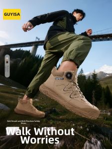 GUYISA | Anti-Smash Anti-Puncture Breathable Steel Toe Safety Shoes