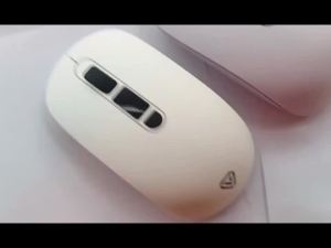 APAYADO | T03 Dual Mode Wireless Mouse Bluetooth 2.4G Silent Click Rechargeable 500mAh Smart Display Adjustable DPI for Office & Gaming