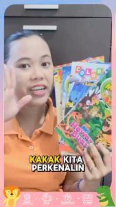 Paket 5 Buku Mewarnai Edukasi Anak dan belajar menulis berhitung membaca