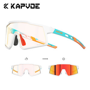 Kapvoe | Kapvoe Kids Sports Sunglasses Photochromic Cycling Glasses Hiking Eyewear for Boys Girls Outdoor Baseball Goggles UV400 Running
