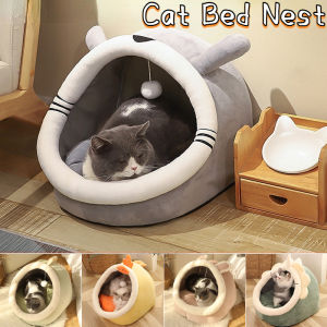 Cat Bed Bed For Dogs Removable Washable Cat Dog House Indoor Warm Comfortable Pet Dog Bed Pet Nest