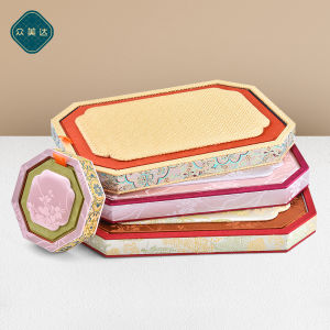 Zongmeida National Style Jewelry Octagonal Display Tray Necklace Bracelet Watch Pearl Show Plate Cultural Artifacts Showcase