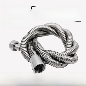 Stainless Steel Hair Washing Bed Spray Nozzle Soft Tube for Barber Shop Specialized in Hair Washing Basin Spray Bracket Accessories