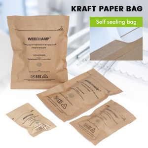 10pcs Self-Sealing Kraft Paper Cleaning Bags Sterilization Disinfection for Dental Tools And Nail Tools