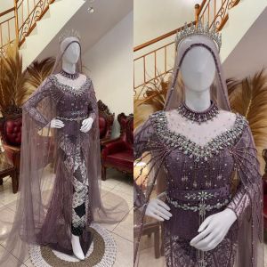 kebaya pengantin / kebaya akad nikah pengantin / kebaya akad full payet / baju pengantin