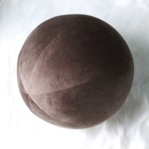 Luxurious Nordic Velvet round Pillow Creative Living Room Sofa Backrest Cushion Soft Decoration Pure Color Ball Shaped Pillow