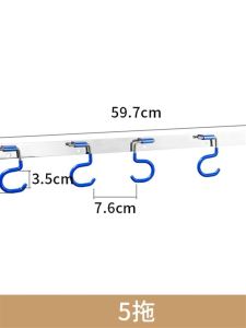 No-Drill Stainless Steel Tool Organizer Rack for Garden Garage Kitchen Bathroom Universal Storage Shelf for Utensils Brooms Shovels