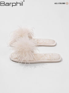 New Chinese Style Womens Slippers Indoor Summer Anti-Slip Soft Bottom Silent Cool Fashion Home Comfortable Cotton Slippers