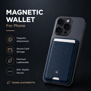 Premium Business Sle Magnetic Wallet Leather for IPhone 18 15 16 14 17 Pro Max for Samsung Galaxy S25 S26 Ultra Card Holder Bag