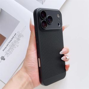 Ốp Lưng Điện Thoại Làm Mát Cho iPhone 17/16/15/14 Pro Max Plus Với Bảo Vệ Toàn Diện Camera Chống Sốc Mặt Lưng PC