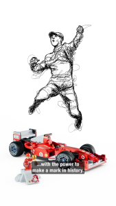 [BrickStory] LEGO Icons Ferrari F2004 & Michael Schumacher (11375)(735 Pieces)