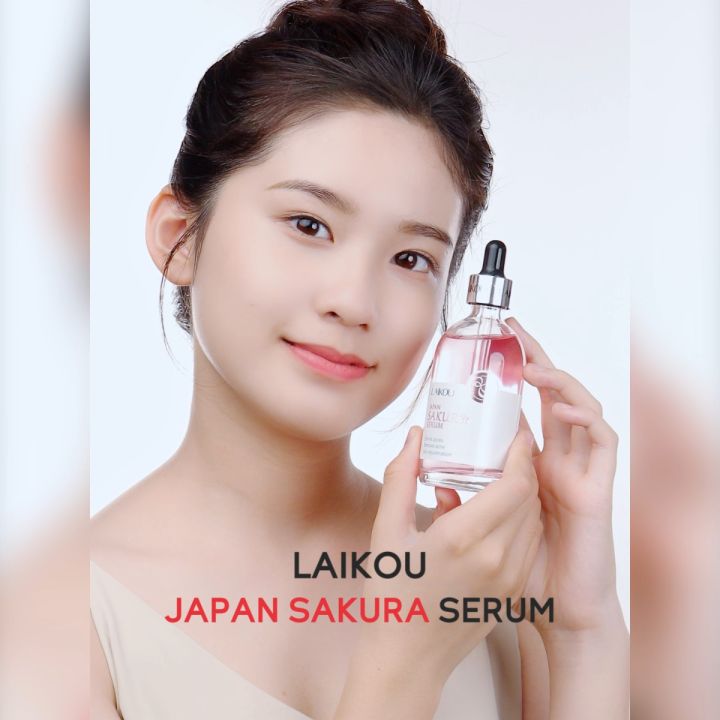 LAIKOU Japan Sakura Serum 100ml - Glow Skin Moisturizing Smooth Skin ...