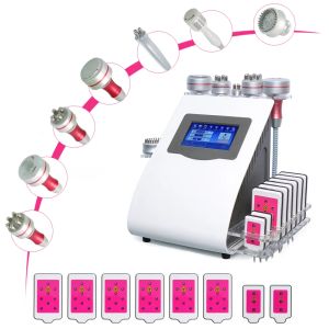 9 In 1 RF Vacuum Cavitation System 40K Cellulite Reduction Lipo Laser Body Slimming Weight Loss Beauty Machine