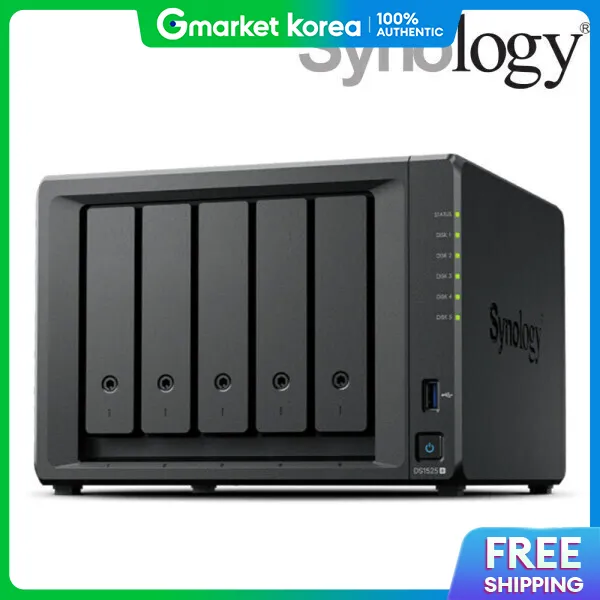 Synology | Official Partner Synology Ds1525+ Nas 5-Bay 24Tb (6Tbx4) Nas Hdd Hat3300 Genuine Product