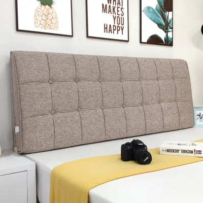 Removable and Washable Crash-proof Linen Headboard Pad