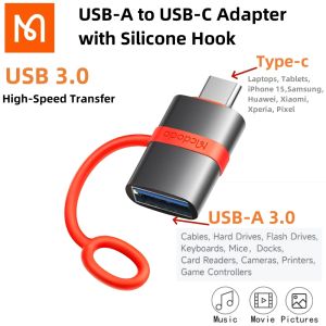 Mcdodo USB-A 3.0 to USB-C OTG Adapter High-Speed Transfer Plug and Play For Laptops Tablets iPhone 15 Samsung S24 Huawei XiaomiXperia PixelsCables Hard Drives Flash Drives.Keyboards Mice DocksCard Readers Cameras PrintersGame Controllers