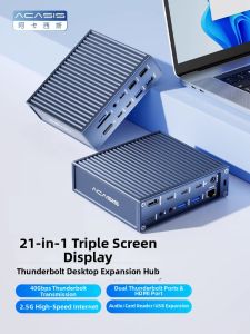 Acasis | Multifunctional 21-in-1 Extension Hub Thunderbolt 3 4 Compatible USB4