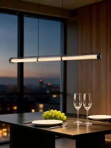Designers Light | Simplicity and Luxury Suspended Linear Chandelier