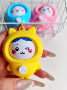 Bandai | Móc Khóa Chiikawa Press Face Usagi Hachiware Dễ Thương Đồ Trang Trí Túi Xách Đồ Chơi Giảm Stress Quà Tặng Sưu Tầm Dành Cho Người Yêu Anime