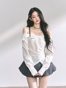 SHAOYEYAN | One-Shoulder French Style Sun Protection Shirt