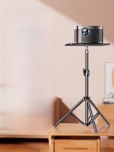 จักรวาลสีพื้นฐานสำหรับวางโปรเจคเตอร์ขนาดเล็กแบบพับได้สำหรับใช้ในบ้านและห้องนอนไม่ต้องเจาะรู แผ่นรองโปรเจคเตอร์แบบลำลอง