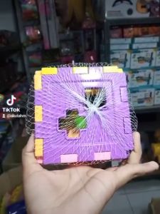 MAINAN ANAK EDUKASI PUZZLE BLOCK BLOK BALOK KUBUS KREATIF 6sisi BENTUK LATIHAN MOTORIK 2in1