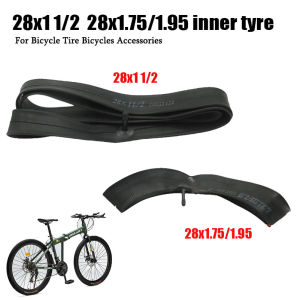 1/2 Pcs Bike Inner Tube 28x1 1/2 28x1.75/1.95 Rubber Spare Tube For Bicycle Tire Bicycles Accessories
